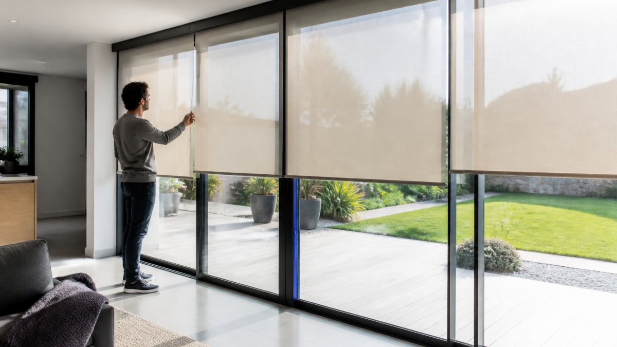 Stores sur mesure pour baies vitrées : guide complet